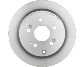 Brembo Premium UV Coated Rear Brake Rotor for Honda Odyssey 2005-2010, 313mm, Solid Grey Cast Iron