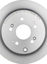 Brembo Premium UV Coated Rear Brake Rotor for Honda Odyssey 2005-2010, 313mm, Solid Grey Cast Iron                                     - 08.B568.11 - Image 6
