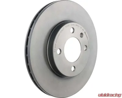 Brembo Premium UV Coated Front Brake Rotor 256mm for Volkswagen Cabrio, Golf, Jetta, Passat, Scirocco - 09.5166.11