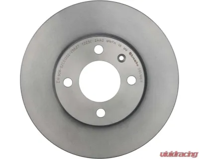 Brembo Premium UV Coated Front Brake Rotor 256mm for Volkswagen Cabrio, Golf, Jetta, Passat, Scirocco - 09.5166.11