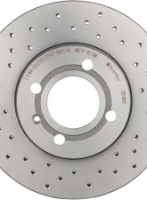 Brembo Premium UV Coated Front Xtra Cross Drilled Brake Rotor for VW Golf/Jetta/Passat 256mm                                     - 09.5166.1X - Image 5