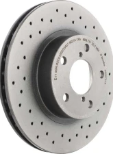 Brembo Premium UV Coated Front Xtra Cross Drilled Brake Rotor for Subaru 1990-2001                                     - 09.5673.1X - Image 3