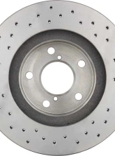 Brembo Premium UV Coated Front Xtra Cross Drilled Brake Rotor for Subaru 1990-2001                                     - 09.5673.1X - Image 2