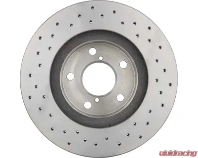 Brembo Premium UV Coated Front Xtra Cross Drilled Brake Rotor for Subaru 1990-2001 - 09.5673.1X