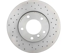 Brembo Premium UV Coated Front Xtra Cross Drilled Brake Rotor for BMW 525i/528i 2001-2003