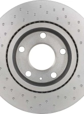 Brembo Brakes Premium UV Coated Rear Xtra Cross Drilled Brake Rotor for Audi A8/S8 2000-2003                                     - 09.7196.1X - Image 2