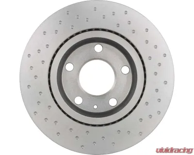 Brembo Brakes Premium UV Coated Rear Xtra Cross Drilled Brake Rotor for Audi A8/S8 2000-2003 - 09.7196.1X
