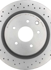 Brembo Premium UV Coated Rear Xtra Cross Drilled Brake Rotor for Infiniti G35, Nissan 350Z                                     - 09.7356.2X - Image 5