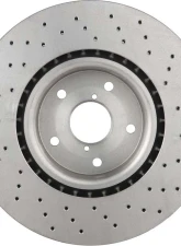 Brembo Premium UV Coated Front Xtra Cross Drilled Brake Rotor for Subaru STI 2005-2017, Toyota GT-86 2019-2020                                     - 09.7812.2X - Image 2