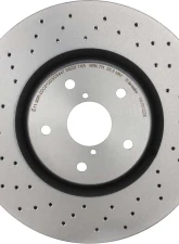 Brembo Premium UV Coated Front Xtra Cross Drilled Brake Rotor for Subaru STI 2005-2017, Toyota GT-86 2019-2020                                     - 09.7812.2X - Image 5