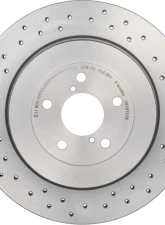 Brembo Brakes Premium UV Coated Rear Xtra Cross Drilled Brake Rotor for 2004 Subaru STI                                     - 09.7813.1X - Image 5