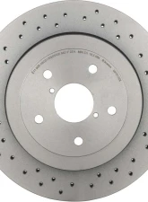 Brembo Premium UV Coated Rear Xtra Cross Drilled Brake Rotor for Subaru STI 2005-2007                                     - 09.7813.2X - Image 5