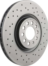 Brembo Premium UV Coated Front Xtra Cross Drilled Brake Rotor 312mm for Audi VW                                     - 09.7880.1X - Image 3