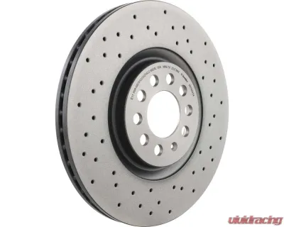 Brembo Premium UV Coated Front Xtra Cross Drilled Brake Rotor 312mm for Audi VW - 09.7880.1X