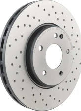Brembo Premium UV Coated Front Xtra Cross Drilled Brake Rotor 300mm for Chrysler, Mercedes-Benz                                     - 09.8304.1X - Image 3