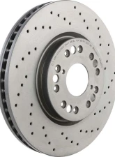 Brembo Premium UV Coated Front Xtra Cross Drilled Brake Rotor for Lexus GS300/GS430/IS300 2003-2005                                     - 09.8402.1X - Image 2