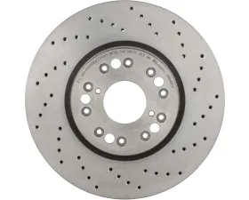 Brembo Premium UV Coated Front Xtra Cross Drilled Brake Rotor for Lexus GS300/GS430/IS300 2003-2005