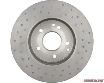 Brembo Brakes Premium UV Coated Front Xtra Cross Drilled Brake Rotor for Mercedes-Benz C-Class 2001-2005 - 09.8411.1X