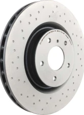 Brembo Premium UV Coated Front Xtra Cross Drilled Brake Rotor for Infiniti G35, Nissan 350Z 2003-2009                                     - 09.8485.1X - Image 3