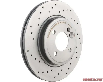 Brembo Premium UV Coated Front Xtra Cross Drilled Brake Rotor for Mini Cooper 2002-2007 - 09.8655.1X