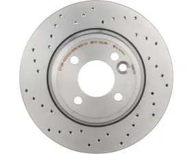 Brembo Premium UV Coated Front Xtra Cross Drilled Brake Rotor for Mini Cooper 2002-2007