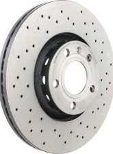 Brembo Premium UV Coated Front Xtra Cross Drilled Brake Rotor 312mm for Audi A4/A6/A8                                     - 09.8690.1X - Image 3