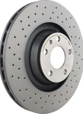 Brembo Premium UV Coated Front Xtra Cross Drilled Brake Rotor                                     - 09.8841.3X - Image 3
