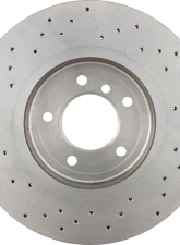 Brembo Premium UV Coated Front Xtra Cross Drilled Brake Rotor for BMW 330Ci, 330i, 330xi, Z4                                     - 09.8952.1X - Image 2