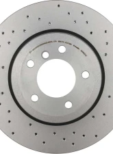 Brembo Premium UV Coated Front Xtra Cross Drilled Brake Rotor for BMW 330Ci, 330i, 330xi, Z4                                     - 09.8952.1X - Image 6