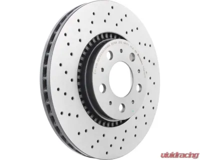 Brembo Premium UV Coated Front Xtra Cross Drilled Brake Rotor - 09.9130.1X