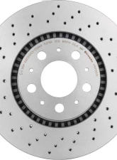 Brembo Premium UV Coated Front Xtra Cross Drilled Brake Rotor                                     - 09.9130.1X - Image 5