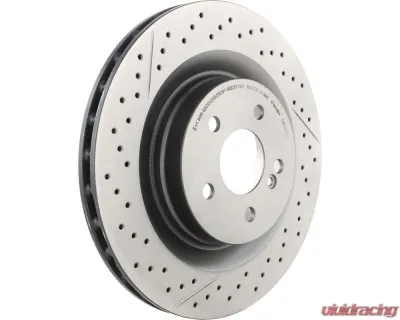 Brembo Premium UV Coated Rear Brake Rotor 330mm for Mercedes-Benz CLK55/CLK63/SLK55 AMG - 09.9257.41