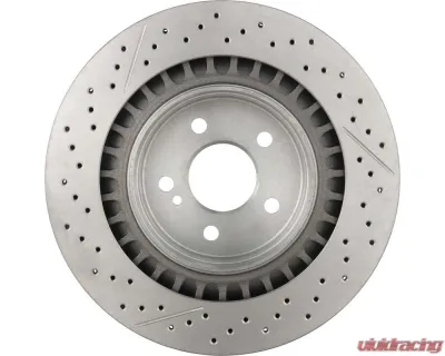 Brembo Premium UV Coated Rear Brake Rotor 330mm for Mercedes-Benz CLK55/CLK63/SLK55 AMG - 09.9257.41