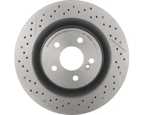 Brembo Premium UV Coated Rear Brake Rotor 330mm for Mercedes-Benz CLK55/CLK63/SLK55 AMG