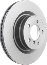 Brembo Premium UV Coated Front Brake Rotor for Land Rover Range Rover 2006-2009, 344mm Vented                                     - 09.9374.21 - Image 3