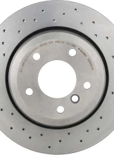 Brembo Brakes Premium UV Coated Rear Xtra Cross Drilled Brake Rotor 320mm for BMW 525i/528i/530i                                     - 09.9425.1X - Image 5