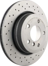 Brembo Premium UV Coated Rear Xtra Cross Drilled Brake Rotor for BMW X3 2004-2010                                     - 09.9573.1X - Image 3