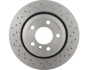 Brembo Premium UV Coated Rear Xtra Cross Drilled Brake Rotor for BMW X3 2004-2010