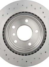 Brembo Premium UV Coated Rear Xtra Cross Drilled Brake Rotor for BMW 325i 2006, 328i 2007-2013                                     - 09.9793.1X - Image 2