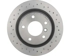 Brembo Premium UV Coated Rear Xtra Cross Drilled Brake Rotor for BMW 325i 2006, 328i 2007-2013