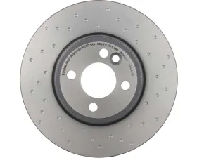 Brembo Premium UV Coated Front Xtra Cross Drilled Brake Rotor for Mini Cooper 2007-2015