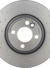 Brembo Premium UV Coated Front Xtra Cross Drilled Brake Rotor for Mini Cooper 2007-2015                                     - 09.A047.3X - Image 5