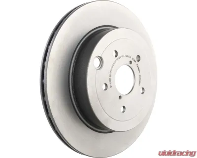 Brembo Premium UV Coated Rear Brake Rotor for Subaru STI 2008-2017, High Carbon Cast Iron - 09.A198.11