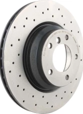 Brembo Premium UV Coated Front Xtra Cross Drilled Brake Rotor for BMW 330i/330xi 2006                                     - 09.A259.1X - Image 3