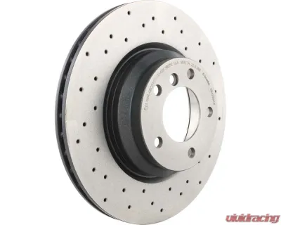 Brembo Premium UV Coated Front Xtra Cross Drilled Brake Rotor for BMW 330i/330xi 2006 - 09.A259.1X