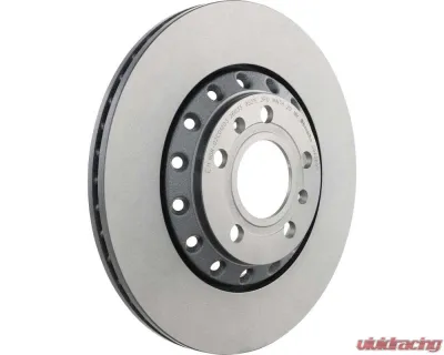 Brembo Premium UV Coated Rear Brake Rotor for Audi A8 Quattro 2004-2010, Volkswagen Phaeton 2004-2006, High Carbon, Vented, 310mm - 09.A269.11