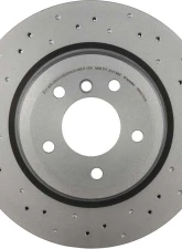 Brembo Premium UV Coated Rear Xtra Cross Drilled Brake Rotor for BMW 330i/335i/X1 2006-2015                                     - 09.A270.1X - Image 6