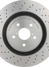 Brembo Premium UV Coated Front Brake Rotor for Lexus IS-F 2008-2014, High Carbon, 360mm                                     - 09.A300.11 - Image 5