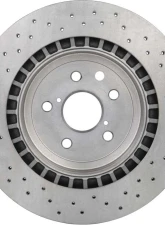 Brembo Premium UV Coated Rear Brake Rotor for Lexus IS-F 2008-2014, High Carbon, Drilled                                     - 09.A301.11 - Image 2