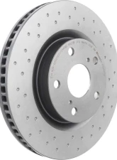 Brembo Premium UV Coated Front Xtra Cross Drilled Brake Rotor 296mm for Lexus, Toyota, Scion                                     - 09.A417.1X - Image 3